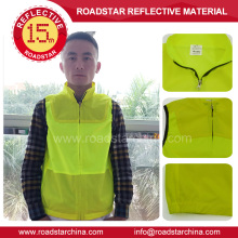 Fluorescent safety reflective clothing
